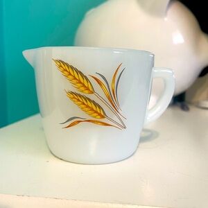 Vintage fire king creamer